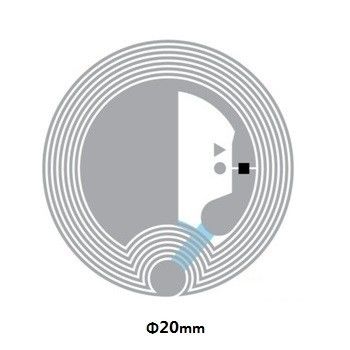 0.07mm 두꺼운 종이 NFC 칩 스티커 재쓰기 가능한 NFC 태그 고주파 13.56mhz