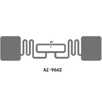 PET H3 AZ 9662 RFID Uhf 라벨 ISO18000-6C RFID 태그에 대한 건조 인레이 습한 인레이