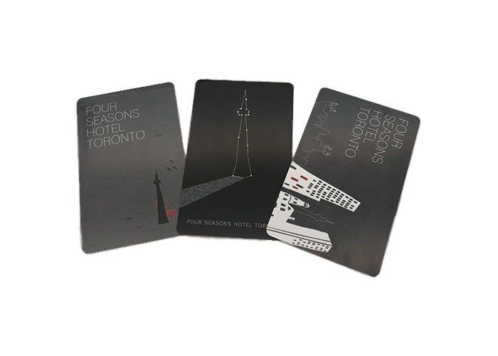 Custom Plastic Hotel RFID Key Cards Blank ID Cards Door Access 0.8mm-0.9mm Thick