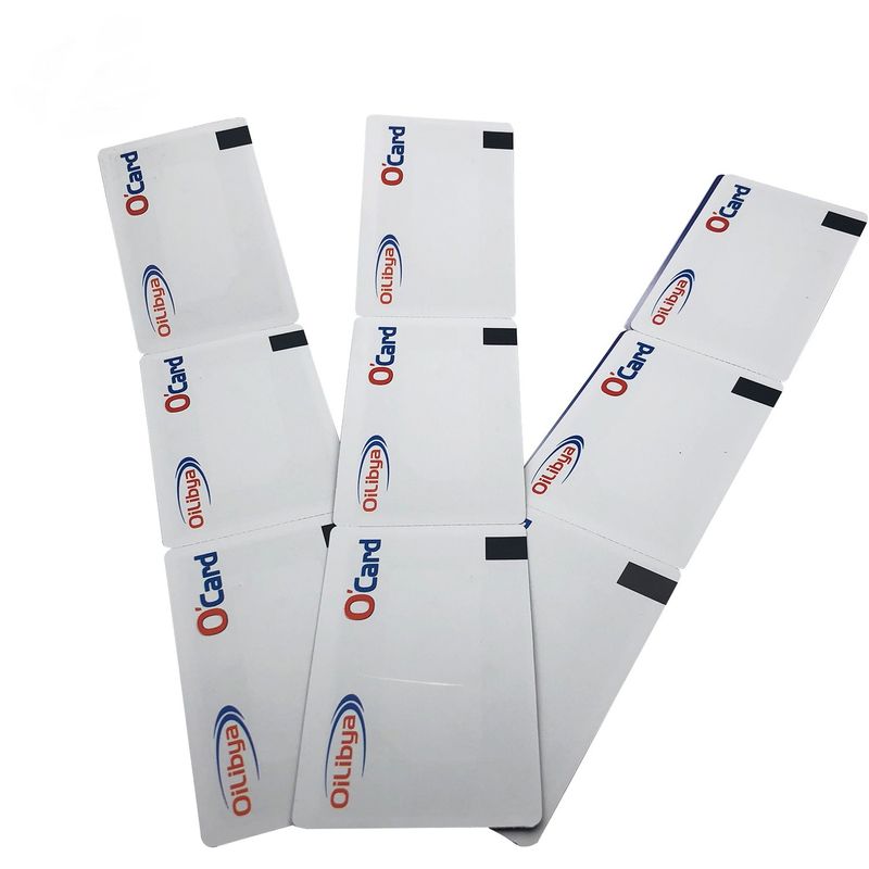 0.8-0.84mm Thick RFID NFC Smart Cards Paper Security Card For Public Transport