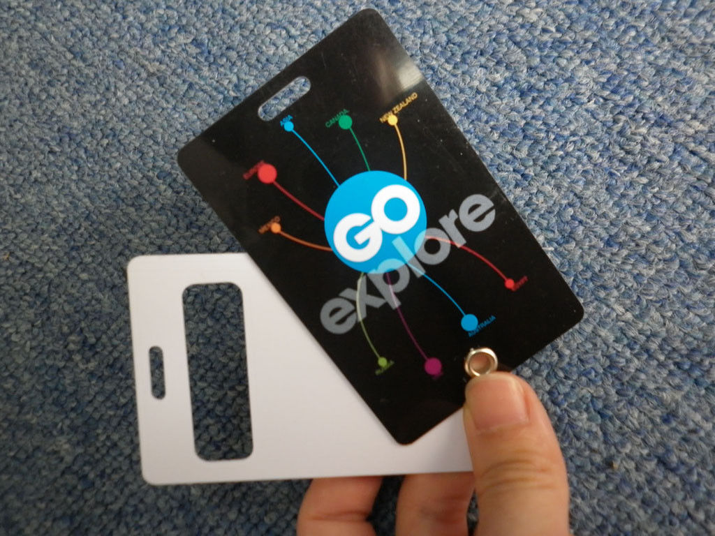 540 Byte Memory PVC NFC RFID Card 13.56MHz With 0.8mm-0.84mm Thickness