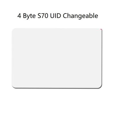 ISO14443A Uid 변경 가능한 RFID 스마트 카드 13.56mhz 액세스 제어 PVC 카드
