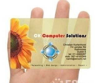 비접촉 보안 접근 제어 RFID 카드 2Kbytes 매트 또는 얼음 표면