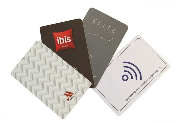 프로그래밍 가능한 스마트 호텔 룸 RFID 키 카드, 사용자 지정 호텔 키 카드 OEM
