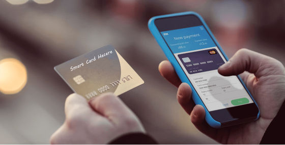 스마트 PVC 플라스틱 신용 카드 13.56mhz 비즈니스 카드 RFID NFC 흰색 빈 / 인쇄