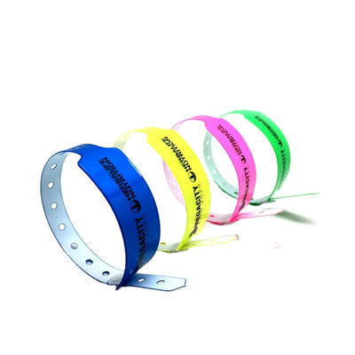 로고 인쇄 PVC 병원 의료 손목밴드, RFID NFC 태그 팔찌 일회용