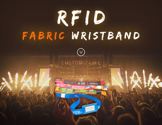 일회용 비접촉 NFC RFID 손목밴드 RFID 팔찌 태그 방수