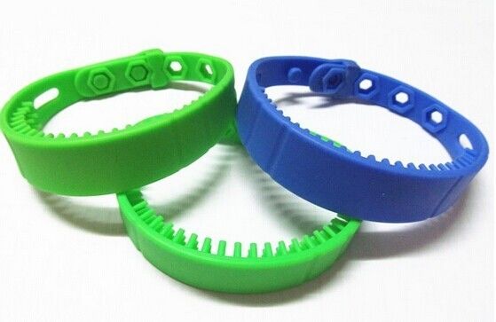 PVC 스마트 RFID 환자 손목밴드, 병원 UHF RFID 팔찌 OEM 로고