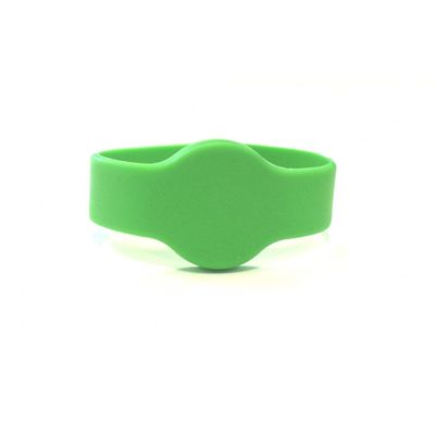 실리콘 RFID 초등 칩 손목밴드 85.5x54mm, 이벤트용 RFID 팔찌