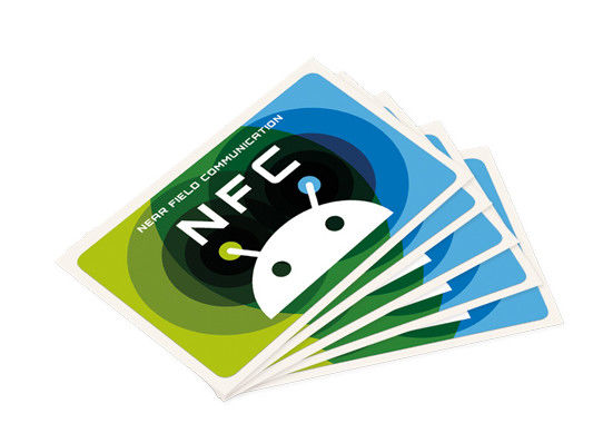 일회용 스마트 NFC RFID 태그 13.56MHz NFC 종이 카드 사용자 정의