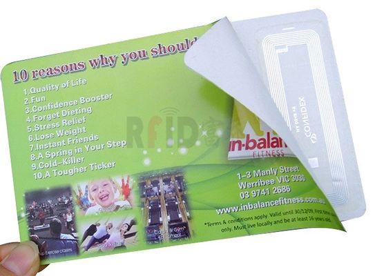 OEM HF RFID 종이 카드 오프셋 인쇄 PVC RFID 티켓 13.5Mhz-14.5Mhz