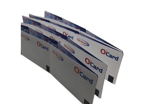 사용자 지정 인쇄 가능한 열용 종이 NFC RFID 티켓 13.56MHZ 팬 폴드