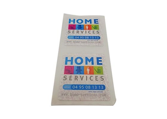 사용자 지정 인쇄 HF RFID 칩 스티커 원형 접착 라벨 13.56 MHz 주파수
