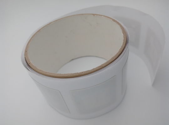 45x45mm 코팅 된 종이 HF RFID 스티커 태그 ISO14443A 프로토콜 RFID 라벨 롤