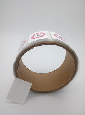 31x25mm 보안 부서지기 쉬운 종이 RFID 스티커 ISO14443A 장거리 RFID 태그
