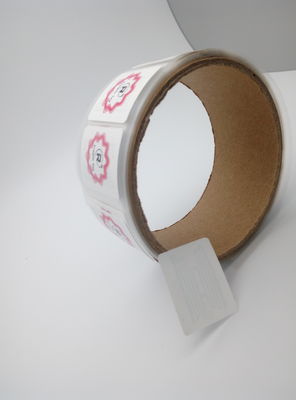 31x25mm 보안 부서지기 쉬운 종이 RFID 스티커 ISO14443A 장거리 RFID 태그