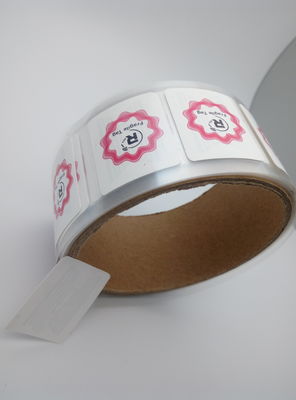 31x25mm 보안 부서지기 쉬운 종이 RFID 스티커 ISO14443A 장거리 RFID 태그