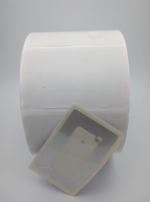 빈 종이 작은 RFID 칩 스티커 25x25mm TI-2K TI2048 HF ISO15693 프로토콜