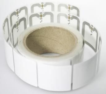 80g 코팅 된 종이 RFID 칩 스티커 RFID 스마트 라벨 13.56Mhz 주파수