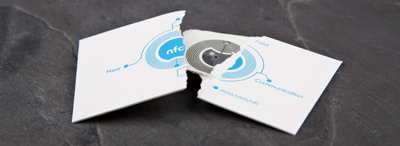 13.56MHz HF NFC 스티커 태그 35x35mm 50x50mm 공급망 관리