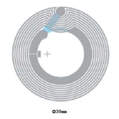 0.07mm 두꺼운 종이 NFC 칩 스티커 재쓰기 가능한 NFC 태그 고주파 13.56mhz