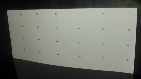 화이트 매트 PVC 또는 PETG HF RFID 인레이 시트 RFID Prelam 4 x 6 사용자 정의