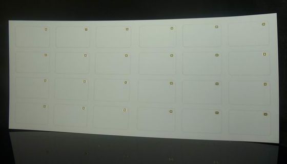 화이트 매트 PVC 또는 PETG HF RFID 인레이 시트 RFID Prelam 4 x 6 사용자 정의
