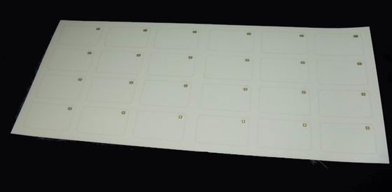 화이트 매트 PVC 또는 PETG HF RFID 인레이 시트 RFID Prelam 4 x 6 사용자 정의