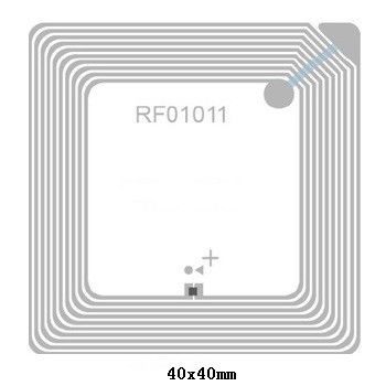 D25mm 건조 또는 젖은 HF RFID 인레이 태그 13.56MHz ISO 14443A 클래식 (R) 1K