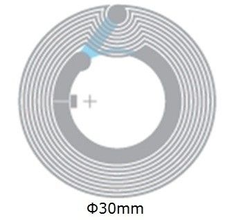 접촉 없는 전송 디아 33mm RFID Wet Inlay With RFID Classic ® SLI NFC 칩