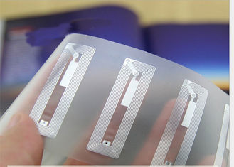 45x76mm HF RFID 인레이 PET 재료 13.56MHZ 주파수 에치드 안테나