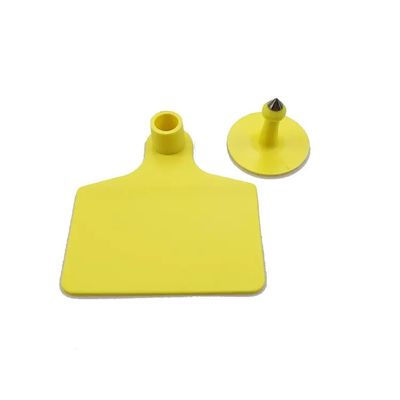 70x80mm 104x74mm UHF 동물 RFID 귀 태그 가축 모니터링을위한 TPU 물질