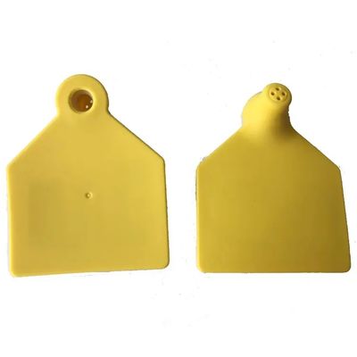 70x80mm 104x74mm UHF 동물 RFID 귀 태그 가축 모니터링을위한 TPU 물질