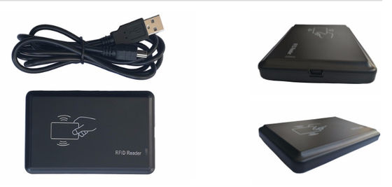 고주파 RFID ID 신용 카드 리더 ISO1443A MIFAR USB 13.56 Mhz